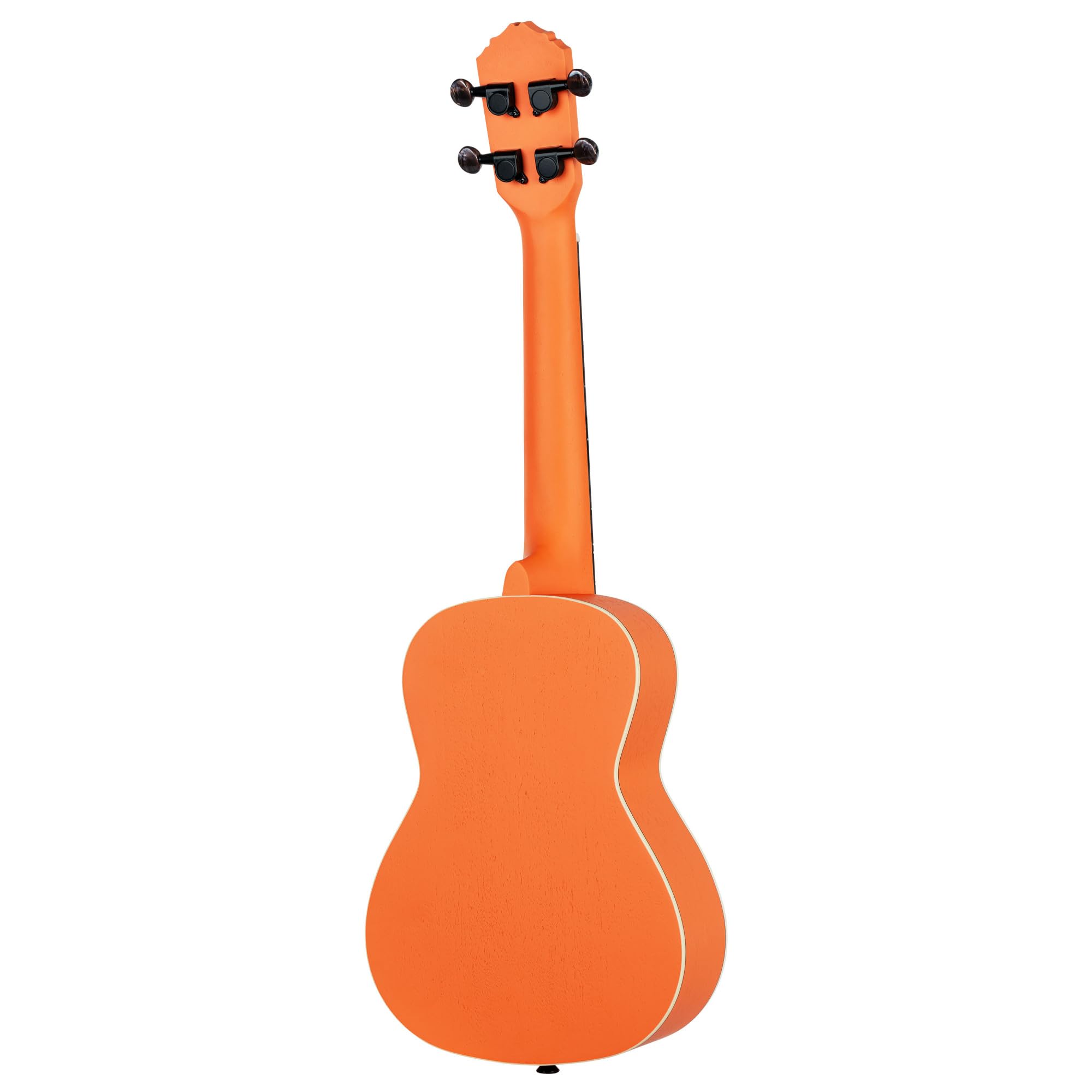 Ortega Guitars Ukulélé Concert Acoustique – Série Custom Built Halloween Edition – Okoumé, Orange (RUHW)