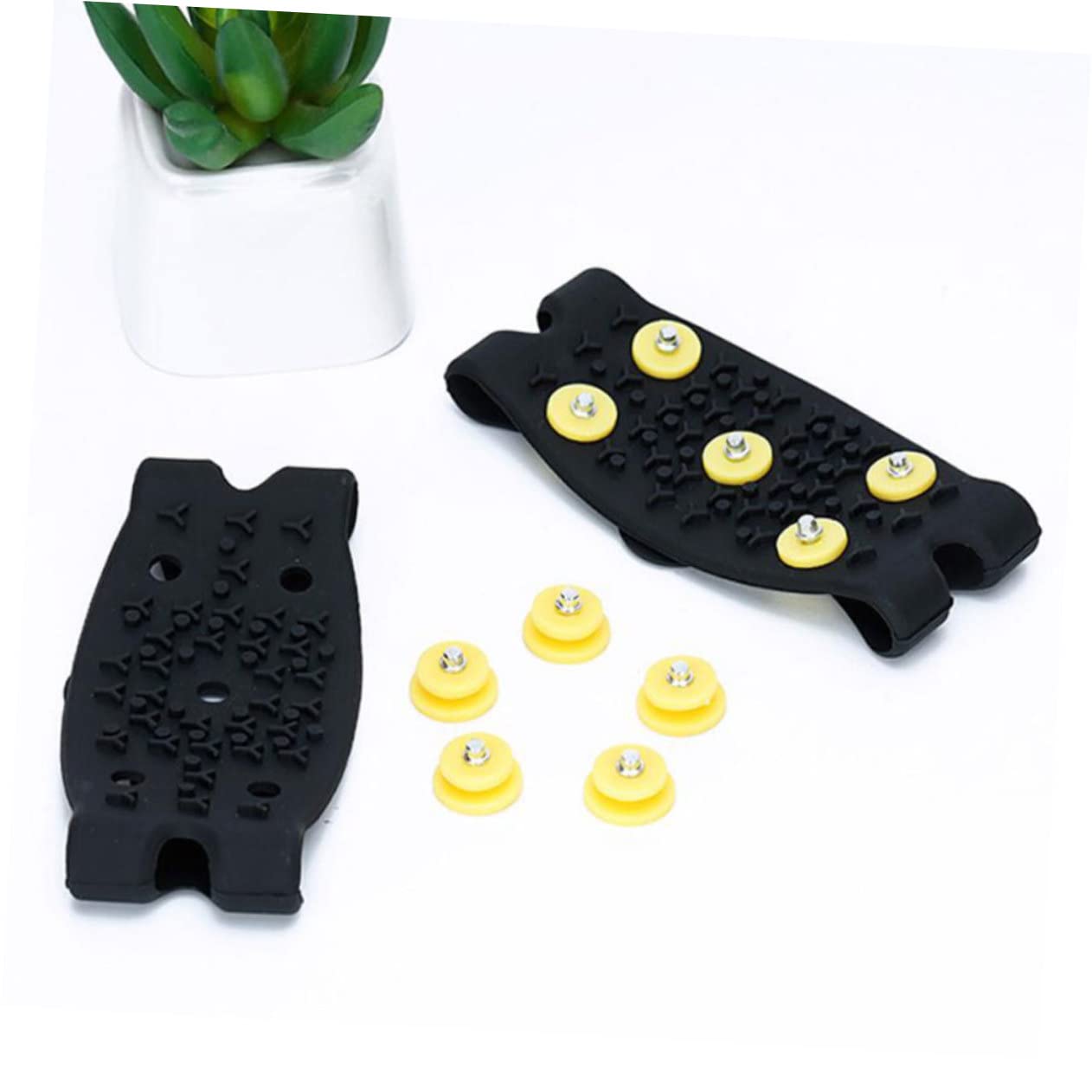 Crampons à Glace pour Chaussures Garçon et Filles 5 Tpe 2 Paires