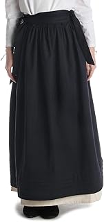 HEMAD Średniowieczny fartuch Widga z bawełny fioletowy, kolory konopi, czarny, jasnoniebieski S/M, L/XL, XXL/XXXL oprawa LARP