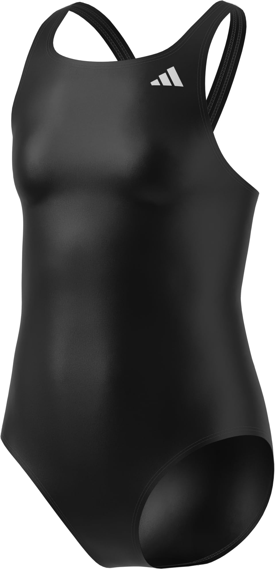 adidas Dziewczynki V-Back Swimsuit Kids Swimwear, Black, 11-12 Years