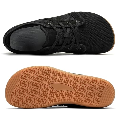 Tongzone Men's Minimalist Barefoot Shoes | Wide Toe Box | Zero Drop Sole | Walking Fashion Sneaker2