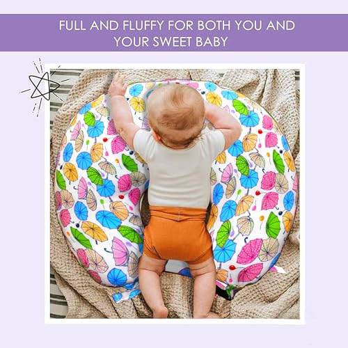 Image of VParents Baby Breast Feeding Pillow, Nursing Pillow, Maternity Feeding Pillow for Mother and New Born Baby (Chunky)