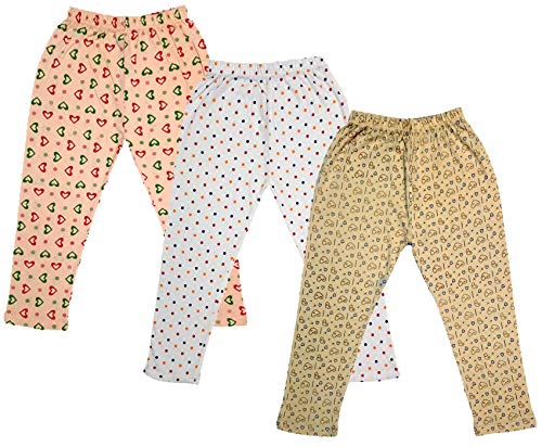 Image of indi weaves Girls Super Soft Cotton Solid Capri Pants Pack of 2