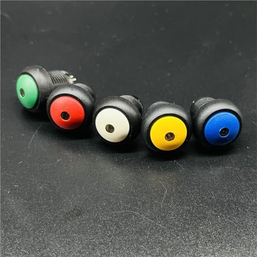 Interruptor de botón de 12mm con iluminación blanca interna 2