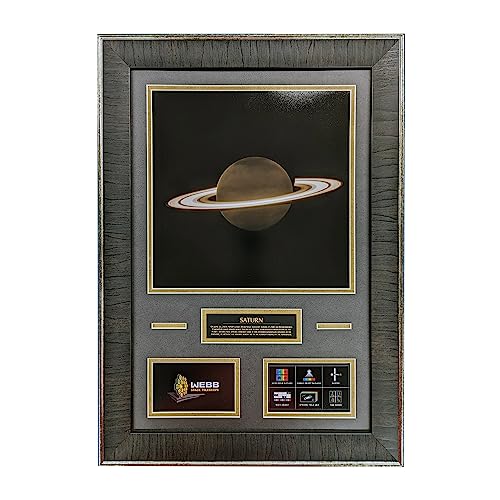Boxed Memories Saturn - James Webb Telescope - Portrait