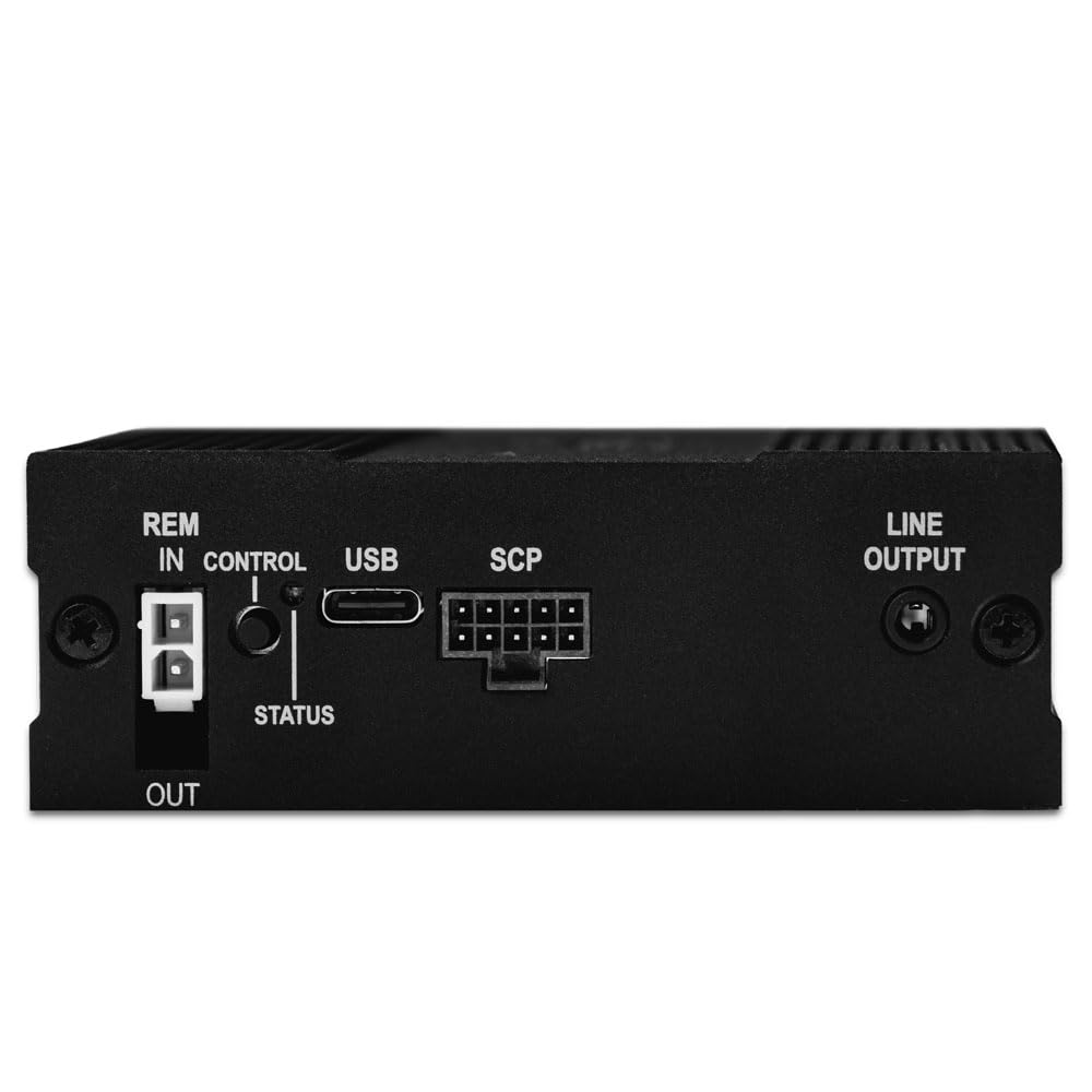 OPTION AIR-D4 4-kanałowy wzmacniacz kompatybilny z pojazdami BMW z fabrycznym systemem dźwiękowym HiFi SA676 – wzmacniacz mocy Plug & Play Class-D do pojazdów BMW serii E i F do 2018 r., bez modułu