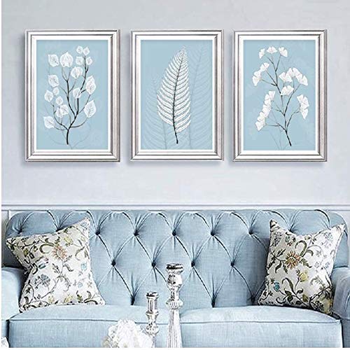 Peinture Fleur Minimaliste Toile Moderne Déco Murale 50x70