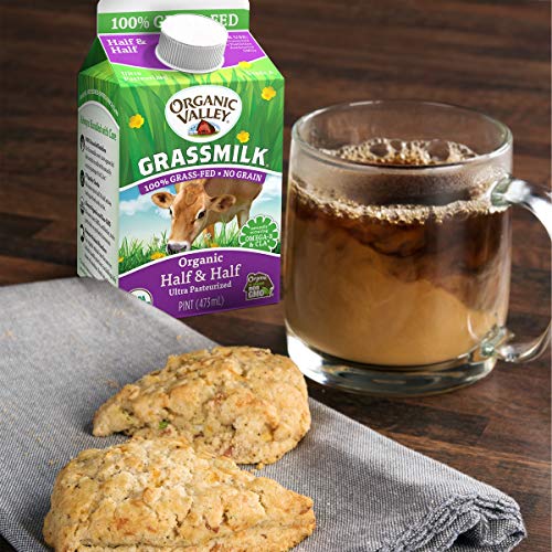 Grassmilk Organic Half And Half - 16 Oz Pint #TOP5
