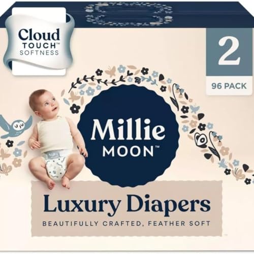 Image of Milm Baby Diapers – Ultra Soft, Leak-Proof, Hypoallergenic Disposable Diapers (2)