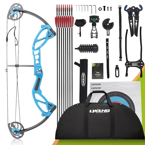 Compound Bow Archery Sets for Youth & Kids,Beginners, Right Hand Compound Bows, Draw Length 18