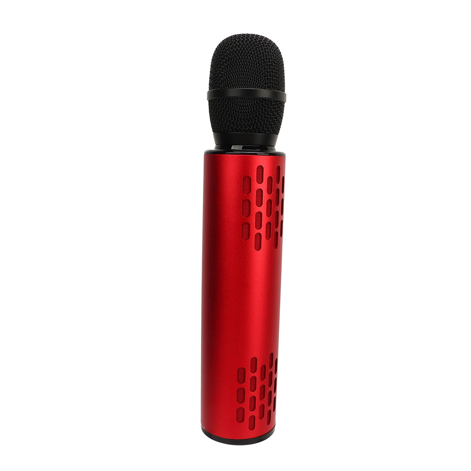 Micrófono Capacitivo inalámbrico Altavoz Dual Micrófono de Karaoke Micrófono Bluetooth portátil Micrófono de Audio para Cantar en casa Todo en uno (se envía con (Día)