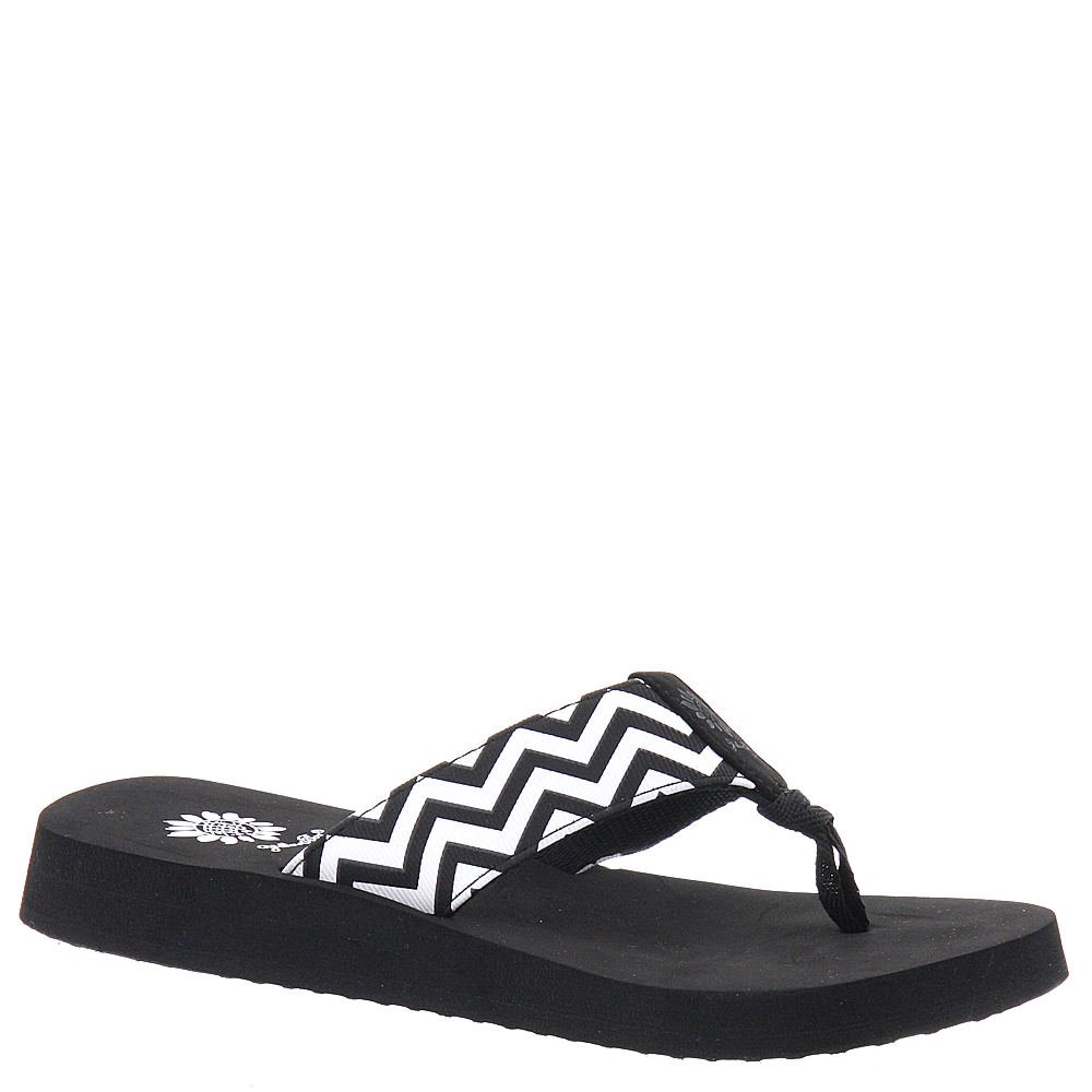 Yellow Box Womens Yulisa Fashion Flip Flop Sandals Black 10