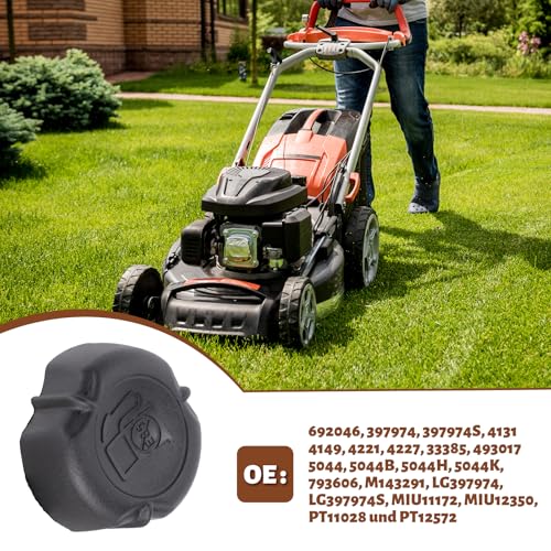 LPZMPZ Tankdeckel Rasenmäher kompatibel mit Briggs & Stratton 692046 Intek Serie 992371 625-675 Series 121600 Vertikal 3,5–6,75 PS Viking MB 448.1-448.0 RMA 448.1 Tankverschluss