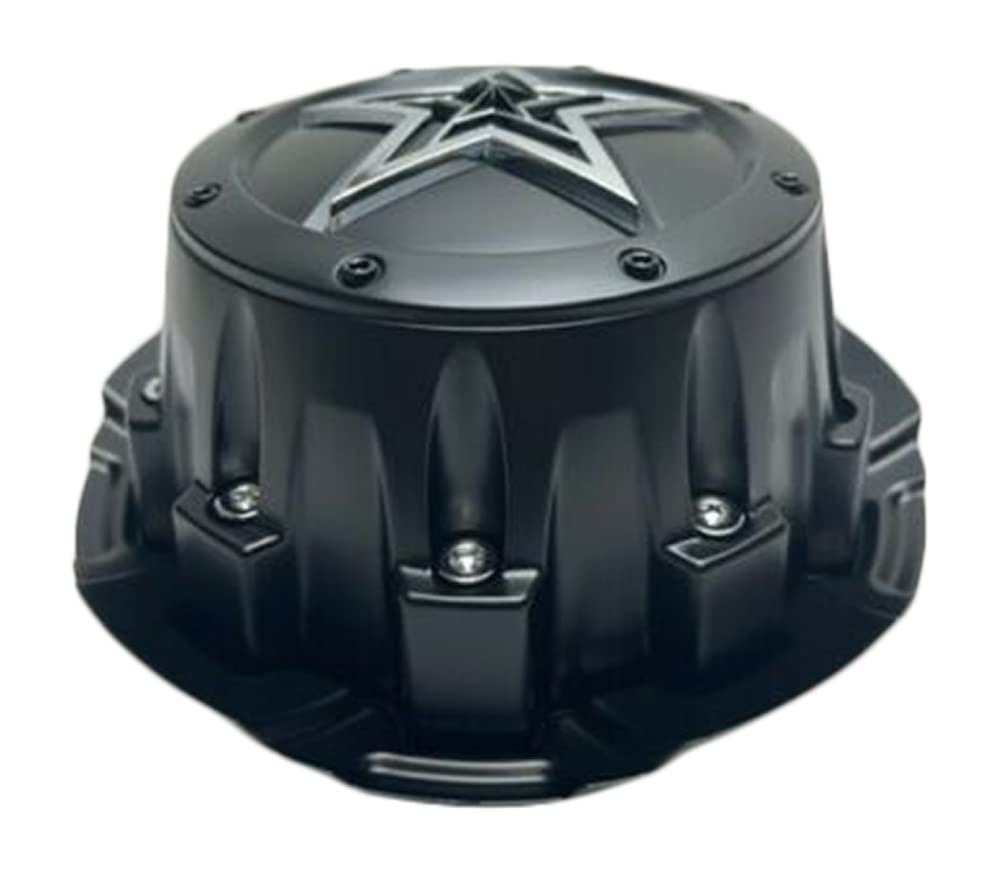 Amazon.com: Dropstars Satin Black Tall Wheel Center Cap