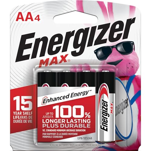 Image of Energizer MAX AA Batteries, Designed to Prevent Damaging Leaks (4 Count)