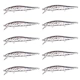 20 Pcs Holographic Fishing Hard Jerkbaits with Weight Transfer System