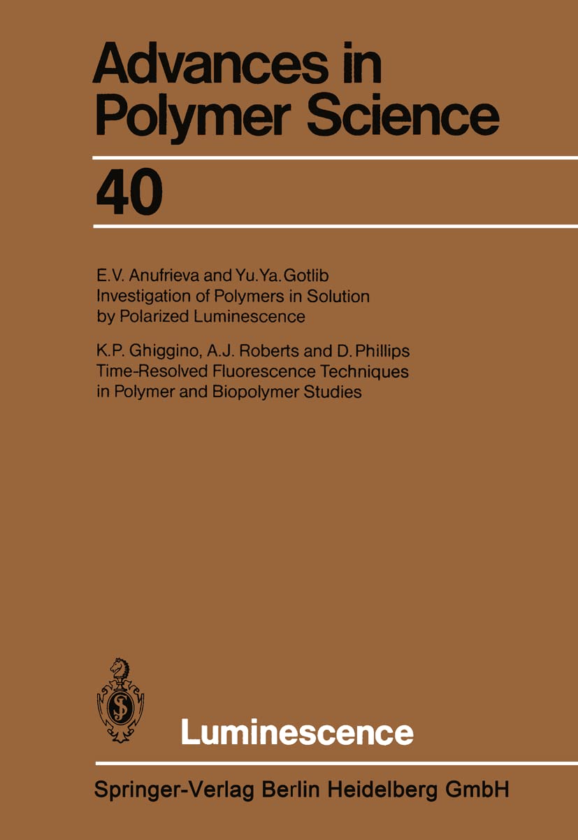 Luminescence (Advances in Polymer Science)