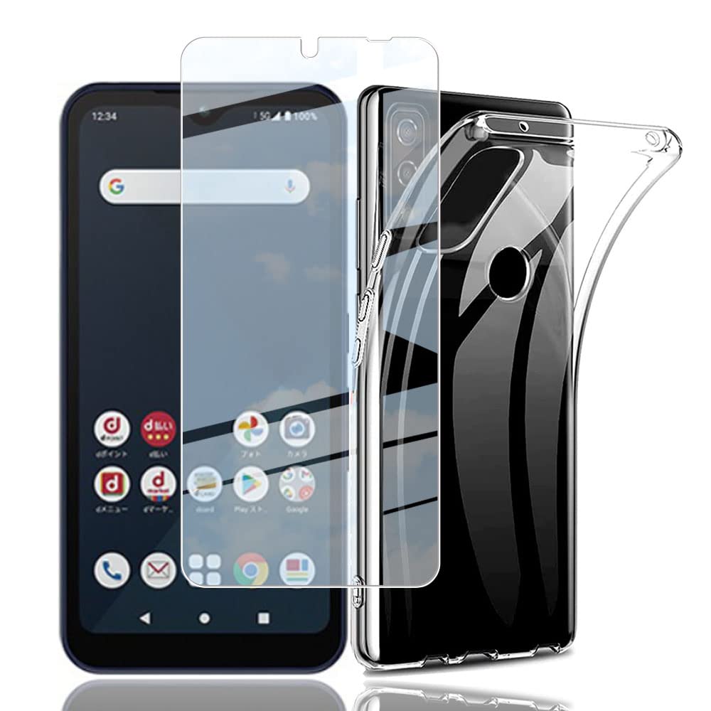 美品　docomo arrows 5G F-51Bと保護ケース保護フィルム Amazon.co.jp: cxybgfv 【1+1入り】For Arrows We F-51B / FCG01