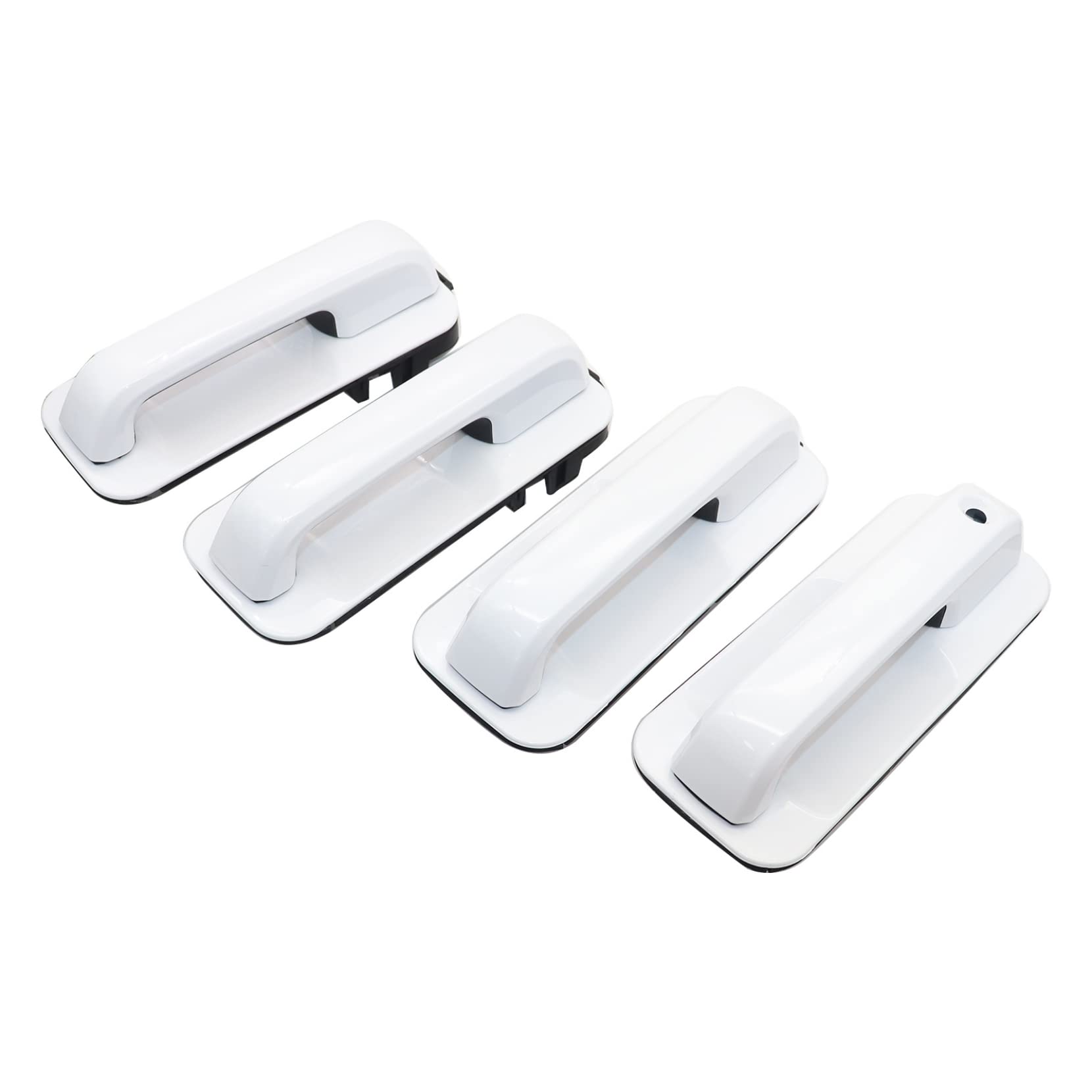 Amazon.com: Priprilod Oxford White Door Handles Front and Rear Set