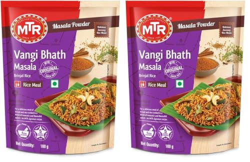 Image of Mtr Brinjal Rice /vangi Bath Powder, 100g (Pack of 2)