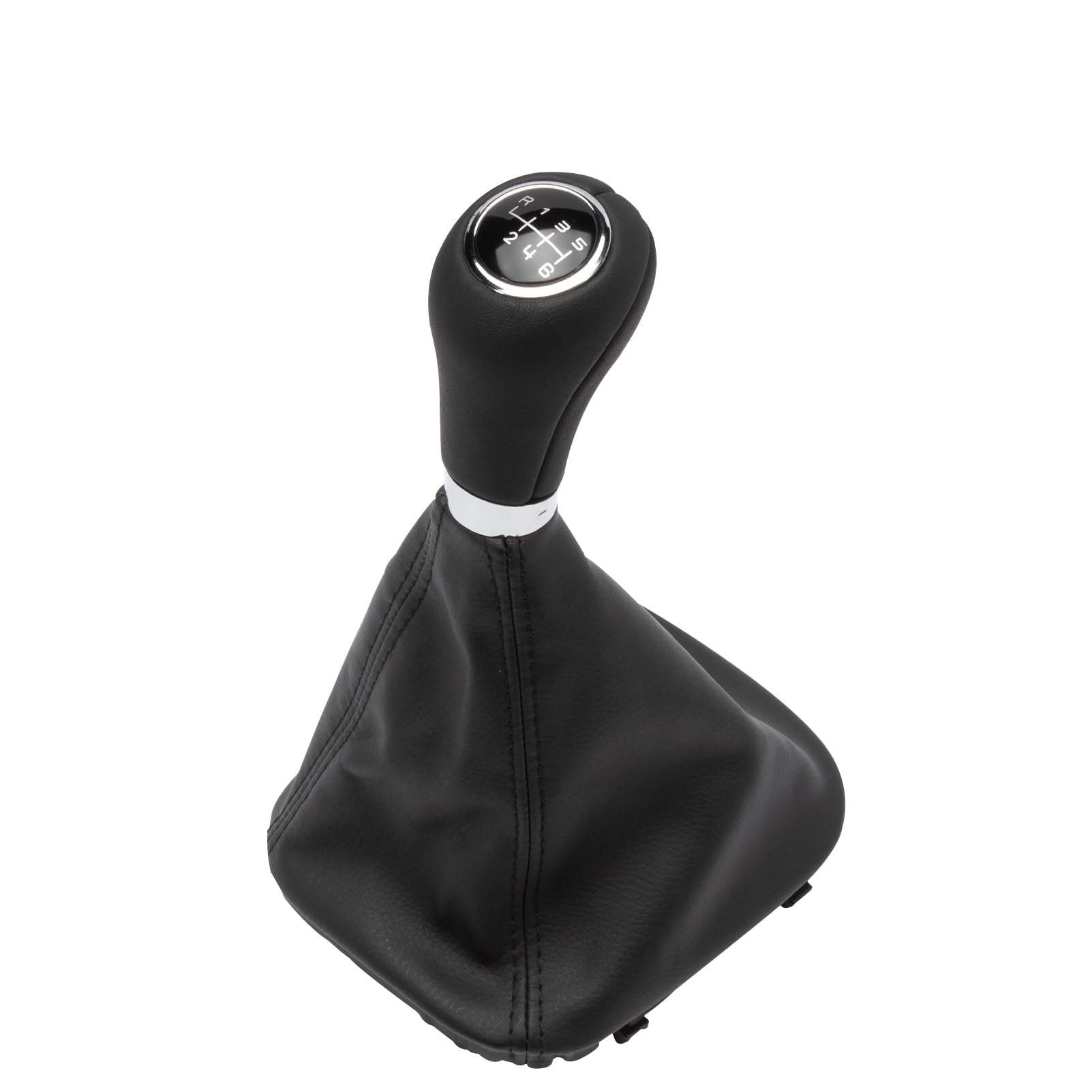 QMSOZMD Auto Parts for 6-Speed Shift Knob+Bellows+Frame for CLK W209 for C-Class W203 S203