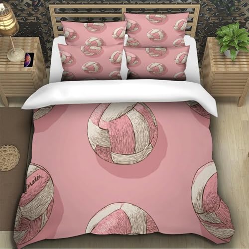 Housse de couette volley-ball 135x200 microfibre 3D - 5