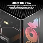 CORSAIR Frame 4500X LX Reverse Fan RGB Link Mid-Tower PC Case – 3X Pre-Installed Fans, Panoramic Glass, InfiniRail Mounting System, Modular Customization, Spacious Interior, GPU Anti-Sag – Black - Image 3