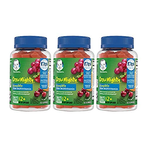 Gerber grow mighty complete kids gummy multivitamin: vi…