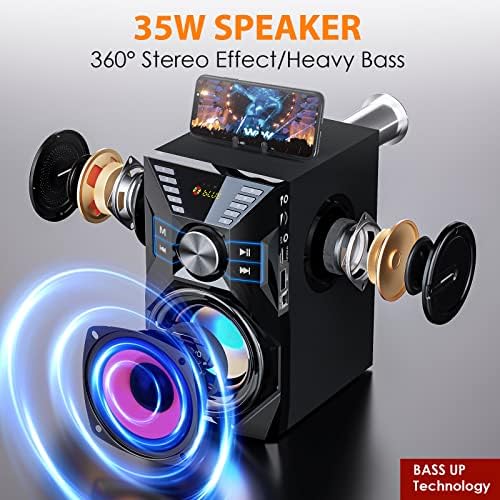 bluetooth speaker with lcd display in stock