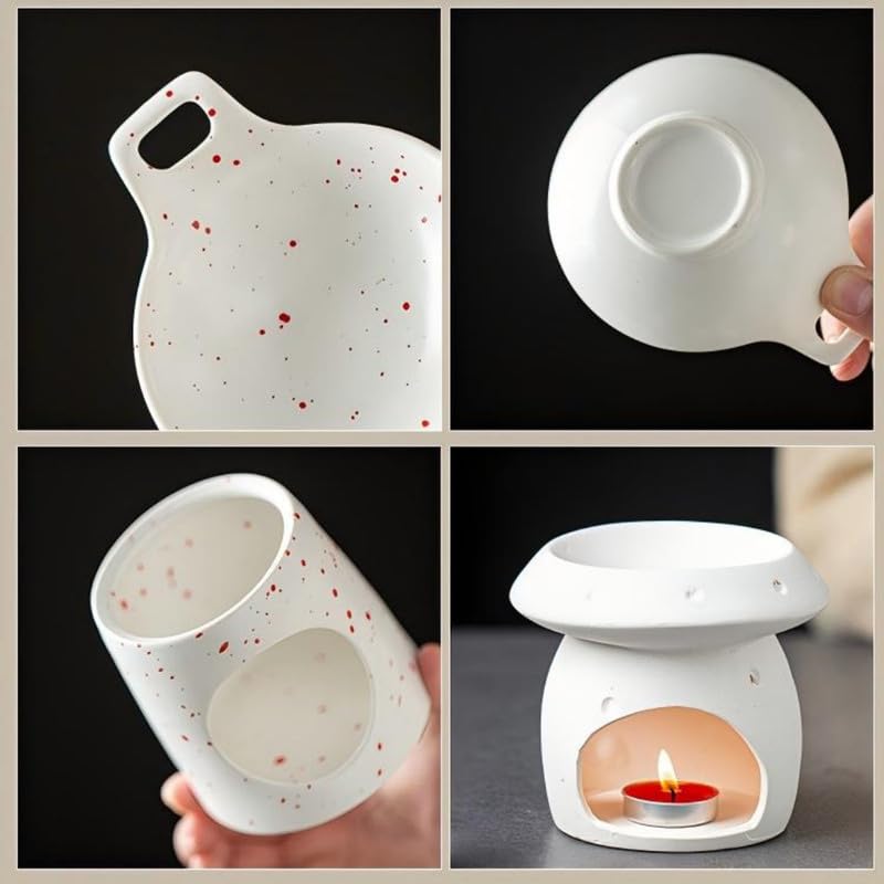 Difusor Cerámico para Aromaterapia Verde con Mango y Pico miniatura 6