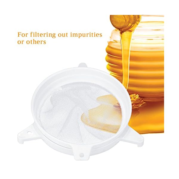 Doppeltes Sieb Nylon Honig Sieb Honig Mesh Filter Imker AusrÃ¼stung Bienenzucht Werkzeug – Bild 3