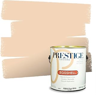 Paints Interior Paint and Primer In One, 1-Gallon, Eggshell, Comparable Match of Benjamin Moore* Jumel Peachtone*