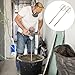 DOITOOL 2Pcs Paint and Mixer, Power Drill Mixer Attachment, Metal Paint Mud Mixer Heavy Duty Cement Mixer Concrete Drill Mixing Rods Professional Paint Cement Grout Bucket Mixer