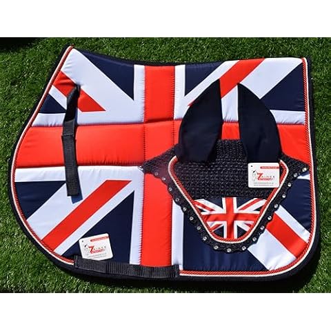 Zainee Sports UK Flag Saddle Cloth Set Cover
