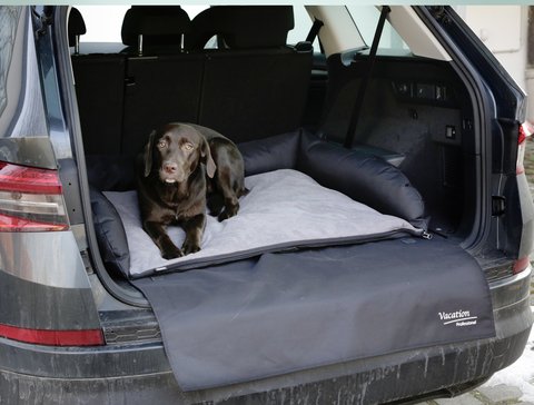 Kerbl Pet Kofferraumkissen 80 x 60 cm, schwarz/grau