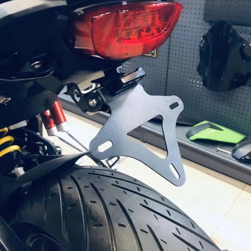 Support de plaque d'immatriculation CB650R 2019-2020 noir avec eclairage LED - 3