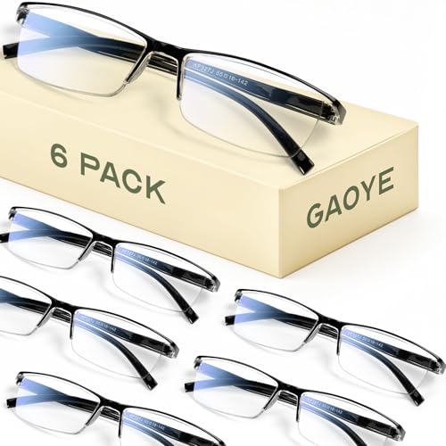 Gaoye 6 Pack pack Lesebrillen herren/damen mit blaulichtfilter Augenoptik Brille Lesehilfe für Herren Damen Gaoye 6 Pack pack Lesebrillen herren/damen mit blaulichtfilter Augenoptik Brille Lesehilfe für Herren Damen