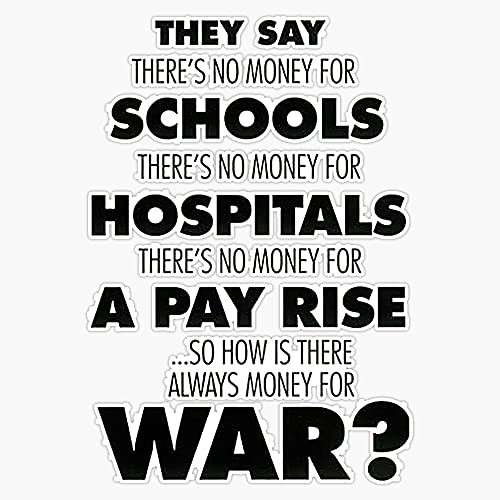 Political Sticker Vinyl Waterproof Sticker Decal Car Laptop Wall Window Bumper Sticker 5'