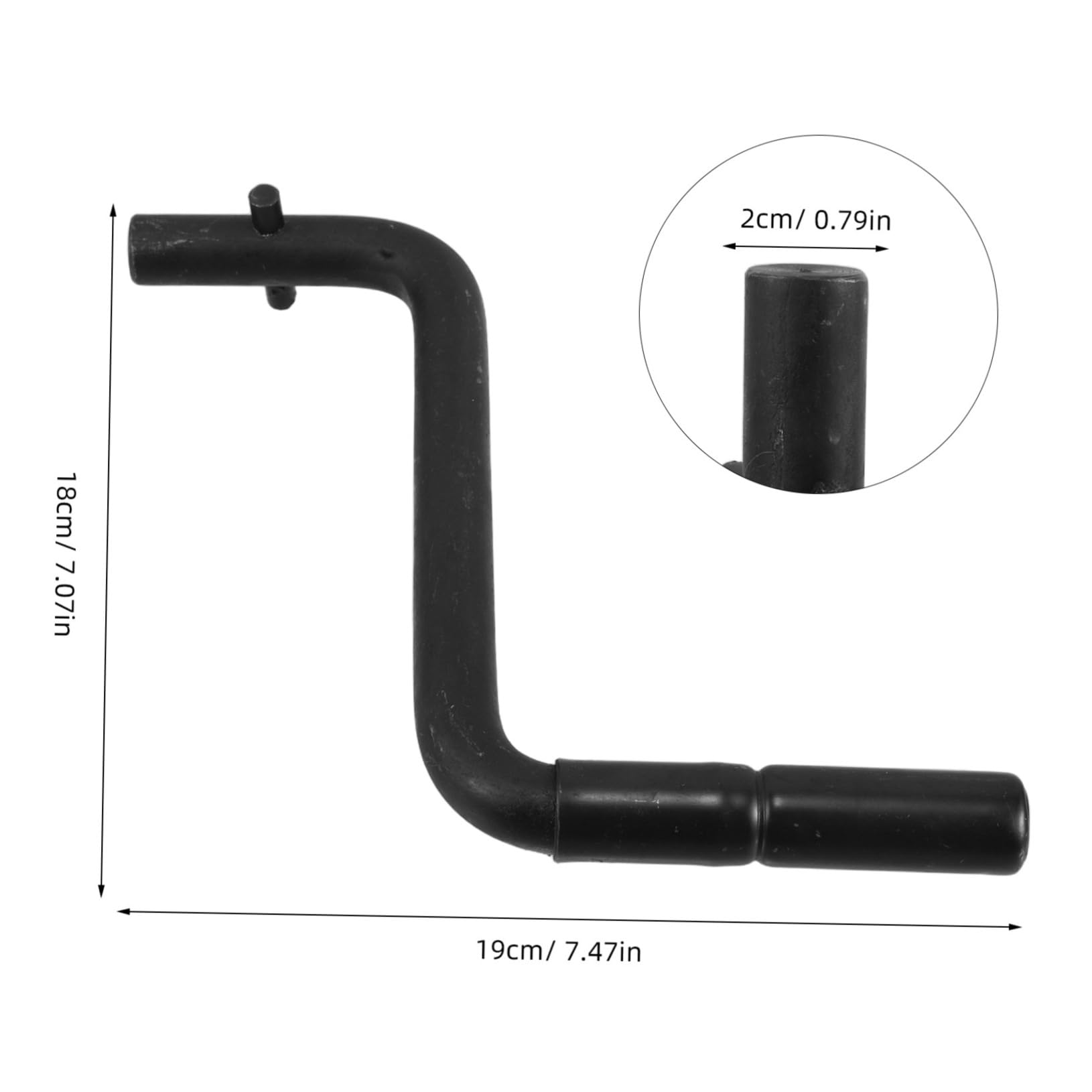 BESTonZON Lawn Mower Part Tractor Starter Crank Long Lasting Performance Comfortable to Hold