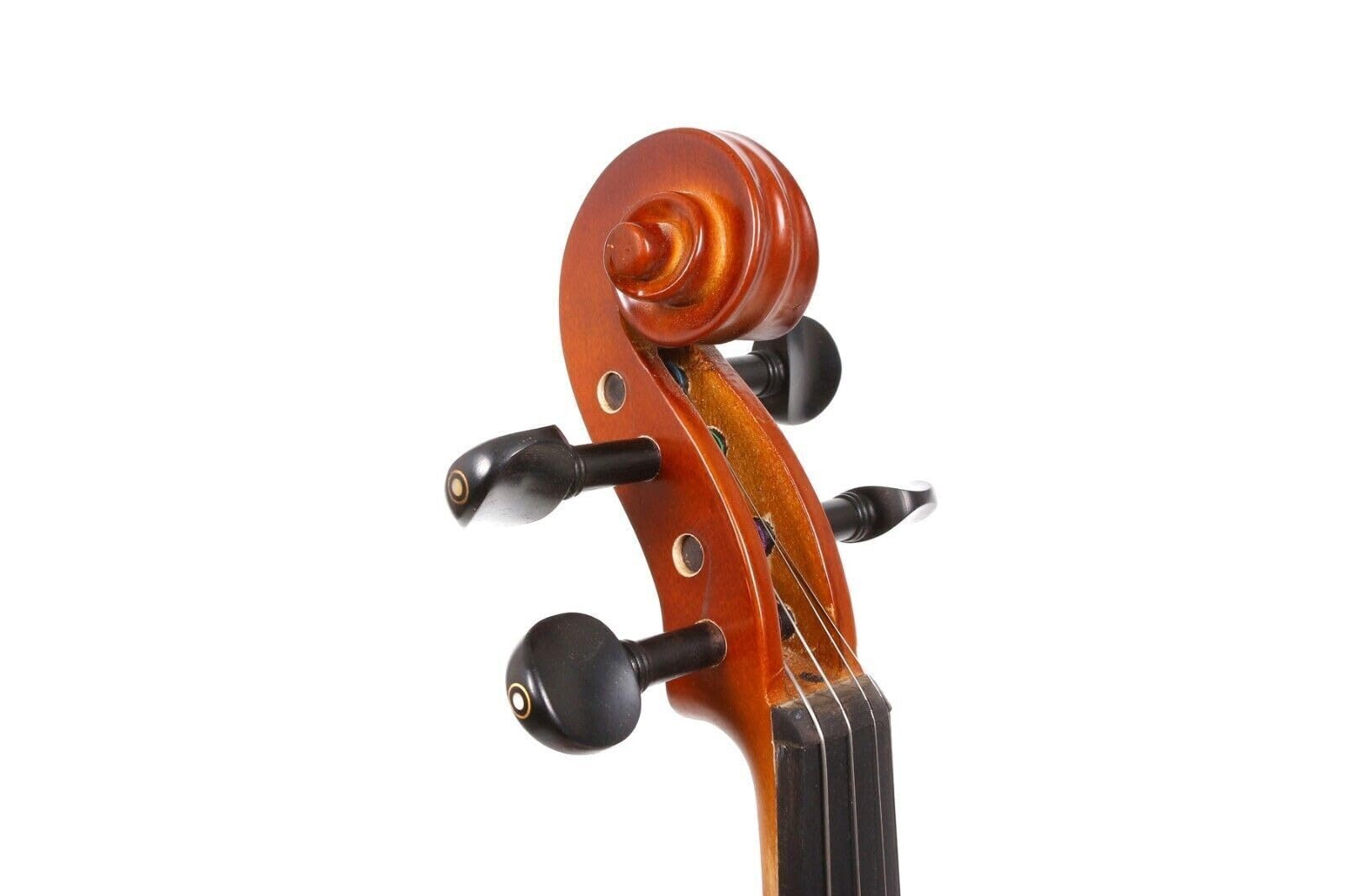 Violino Elettrico a 4 Corde 4/4 Violino Silenzioso di Dimensioni Standard con Accessori in Ebano Custodia Marrone (Violino Elettrico 4/4) (Violino Elettrico 4/4)