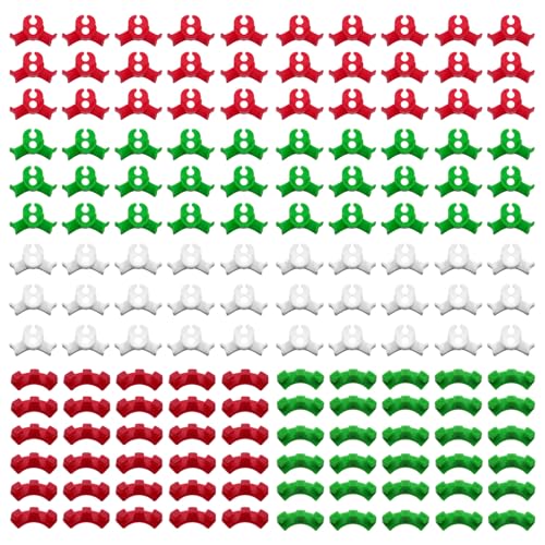 OMJMYY Pflanzenbieger 150 Stück LST Clips 90 Grad Low Stress Training Clips Pflanzen Bieger Clips zum Biegen von Pflanzenstämmen und Ändern der Wuchsrichtung (2 Größen)