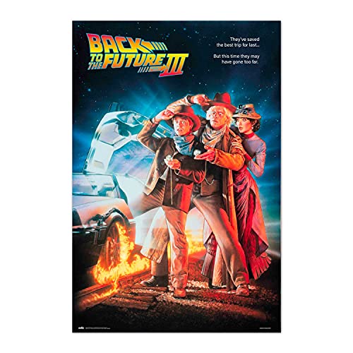 Grupo Erik Póster Regreso al futuro 3 - Lamina decorativa Regreso al futuro 3 / Póster Producto...