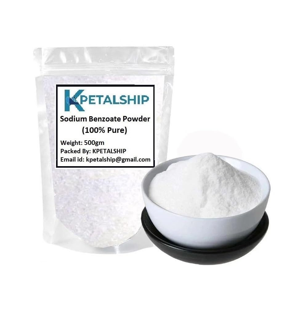 KPETALSHIP® Sodium Benzoate Powder | Ideal for Various Applications (500gms) / [ Industrial use Only ] (B0CHF5S6BM) Amazon Price History, Amazon Price Tracker