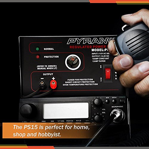 PS15KX Pyramid 10 Amp 12 Volt Power Supply with Cigarette Lighter Socket - Image 5