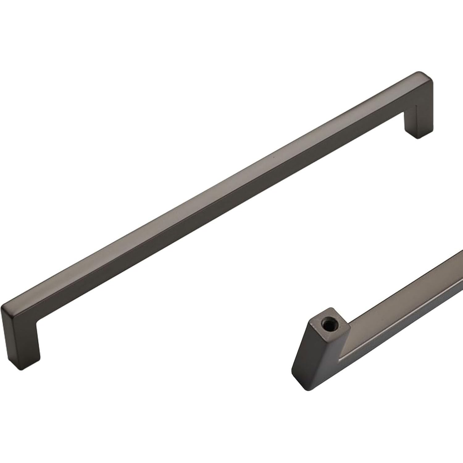 Poignée de porte de placard en alliage de zinc gris de 192mm de qualité