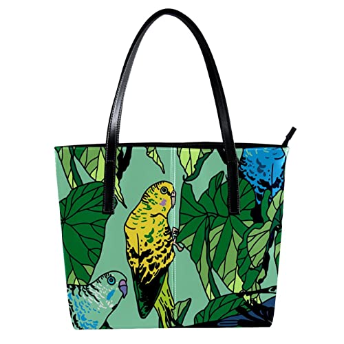 Sac à main personnalisé en cuir PU anti-rayures au motif palmier gai