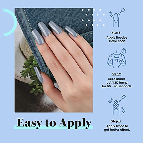 Image of Beetles Gel Nail Polish, 1 Pcs 15ml Stringray Color Soak Off Gel Polish Nail Art Manicure Salon DIY at Home