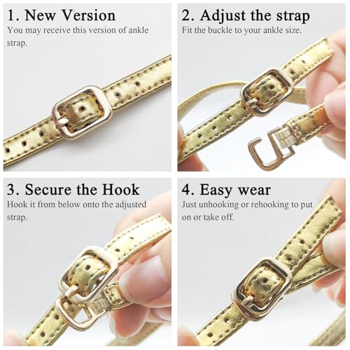 Women's Heeled Sandals Square Open Toe Chunky High Heels Ankle Strap Sandals for Women Prom Wedding Heels2