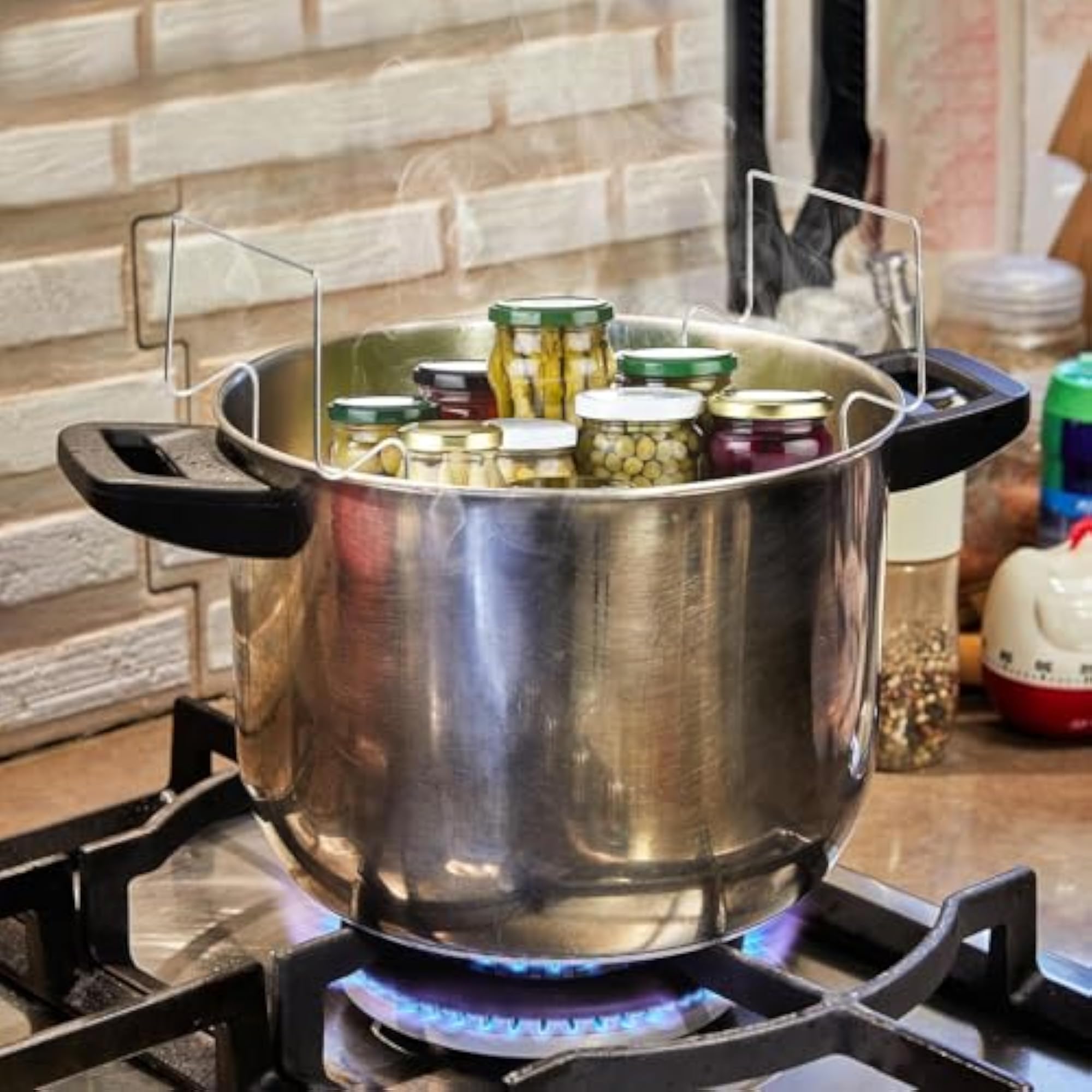 Stainless Steel Canning Rack Kitchen Storage
