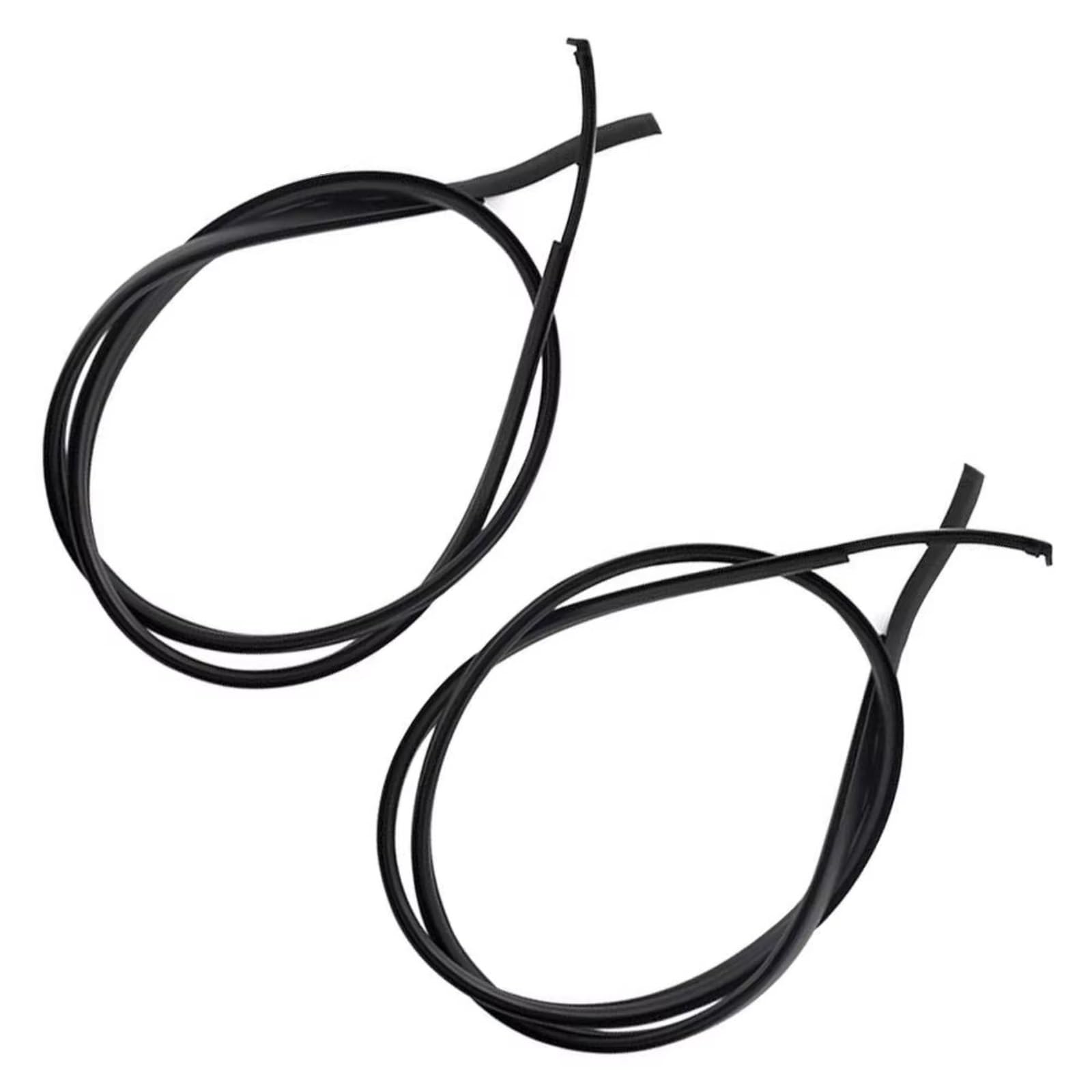 Sealing Strips Compatible with Toyota for Yaris Hatchback 2012 2013 2014 Car Roof Drip Finish Moulding Seal Strips Trim 75552-52180 75551-52200